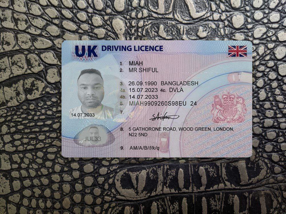 Uk Driving licence - Image 4